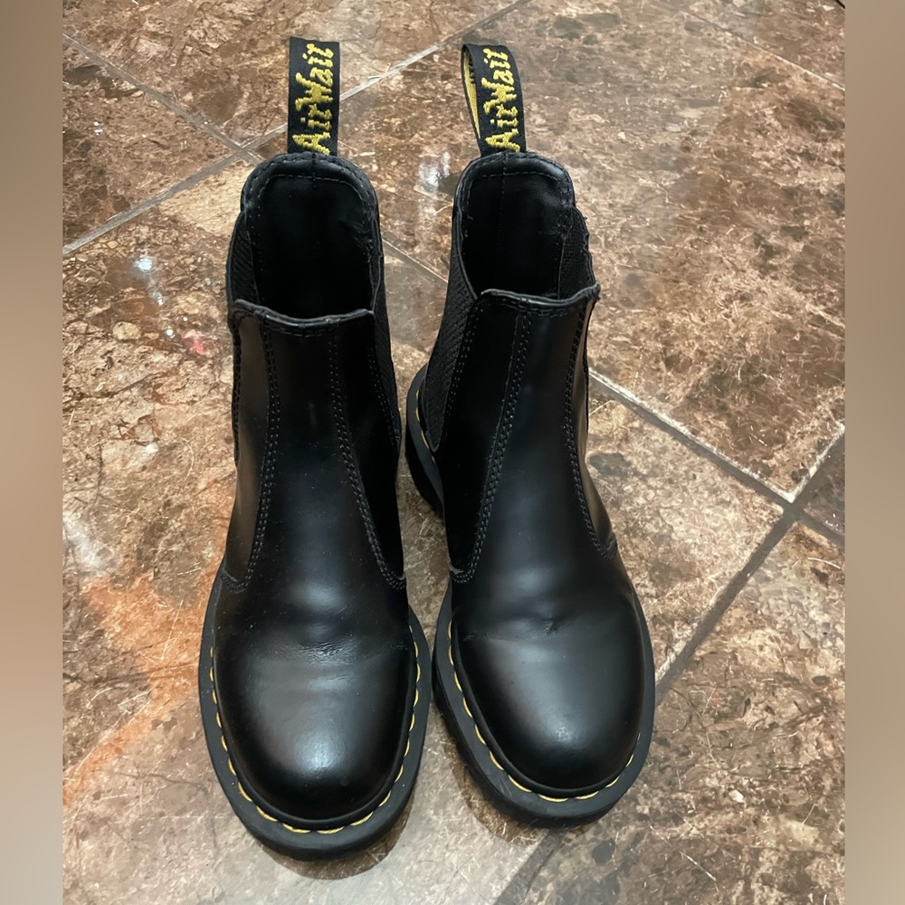 Doc martens black womens slip on boots size US 5 MADE IN VIETNAM AW004 2976 bex